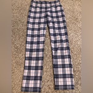 Plaid Straight Leg pants